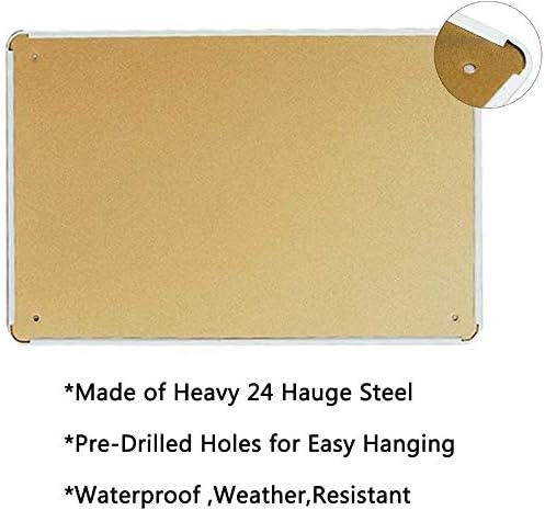 HOUVSSEN Metal Tin Sign, 8 x 1 - Germany Home Decor のレビューと価格