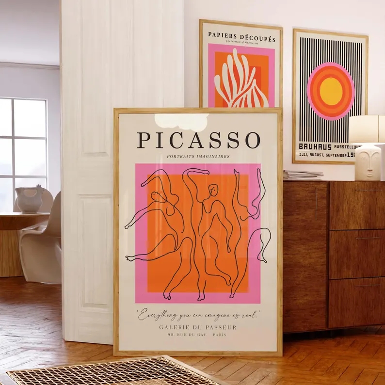 3pcsModern Orange  Bauhaus And - Home Decor Orange のレビューと価格