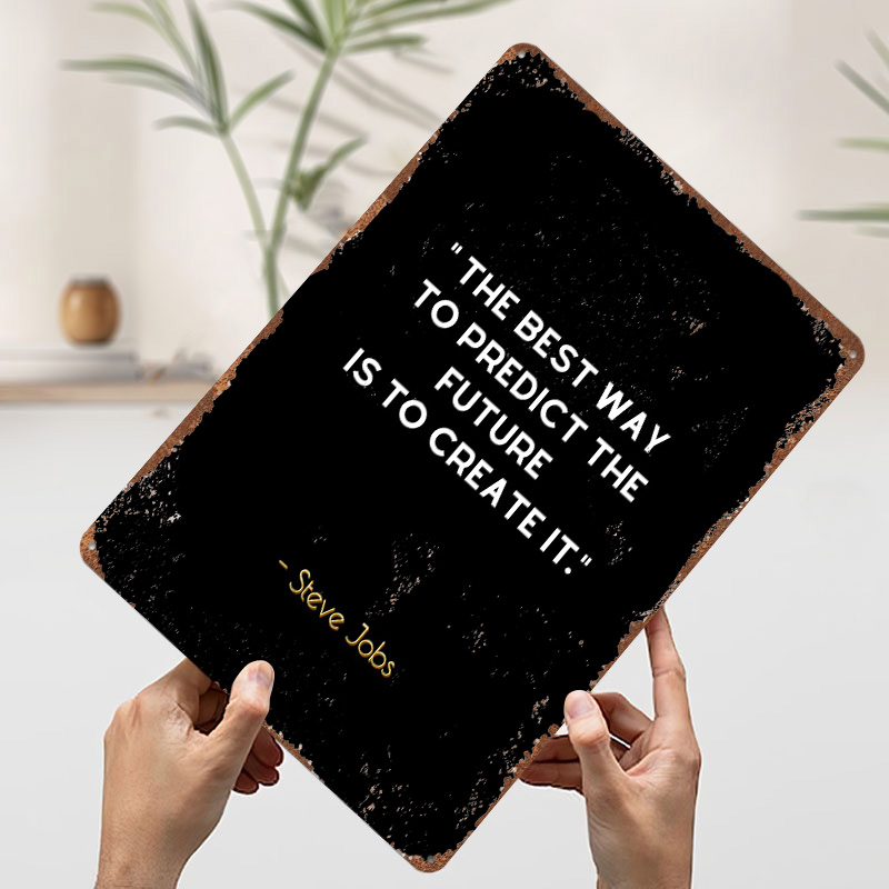 Steve Jobs Quote - Future Meta - Home Decor Jobs のレビューと価格