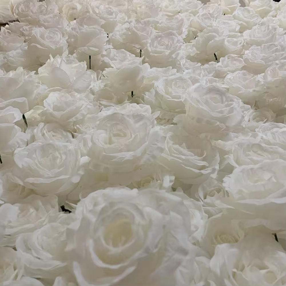 Uflower 3D White Rose Cloth Cu - Home Decor Event のレビューと価格