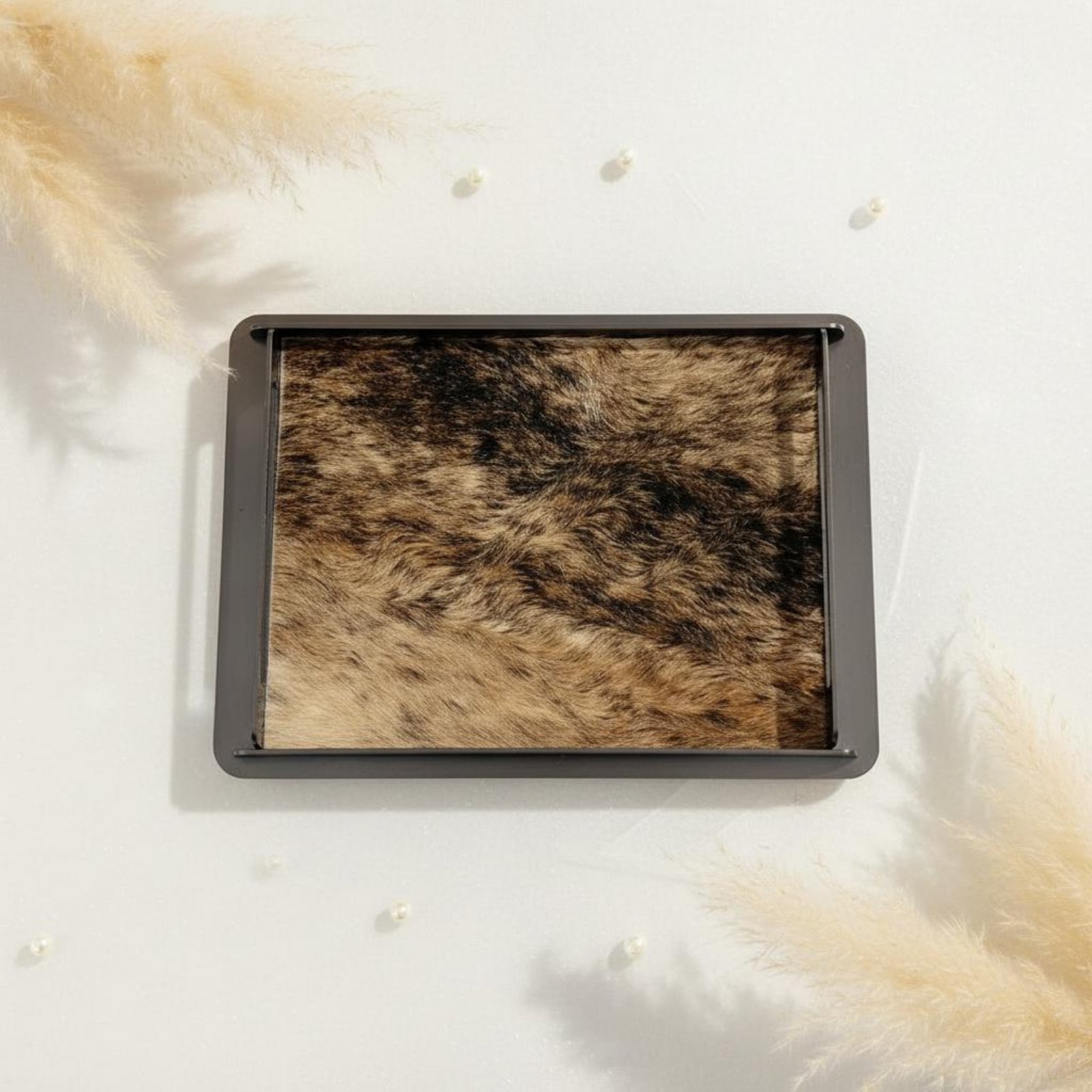 Horsehair Decorative Tray Crea - Home Decor Frames のレビューと価格