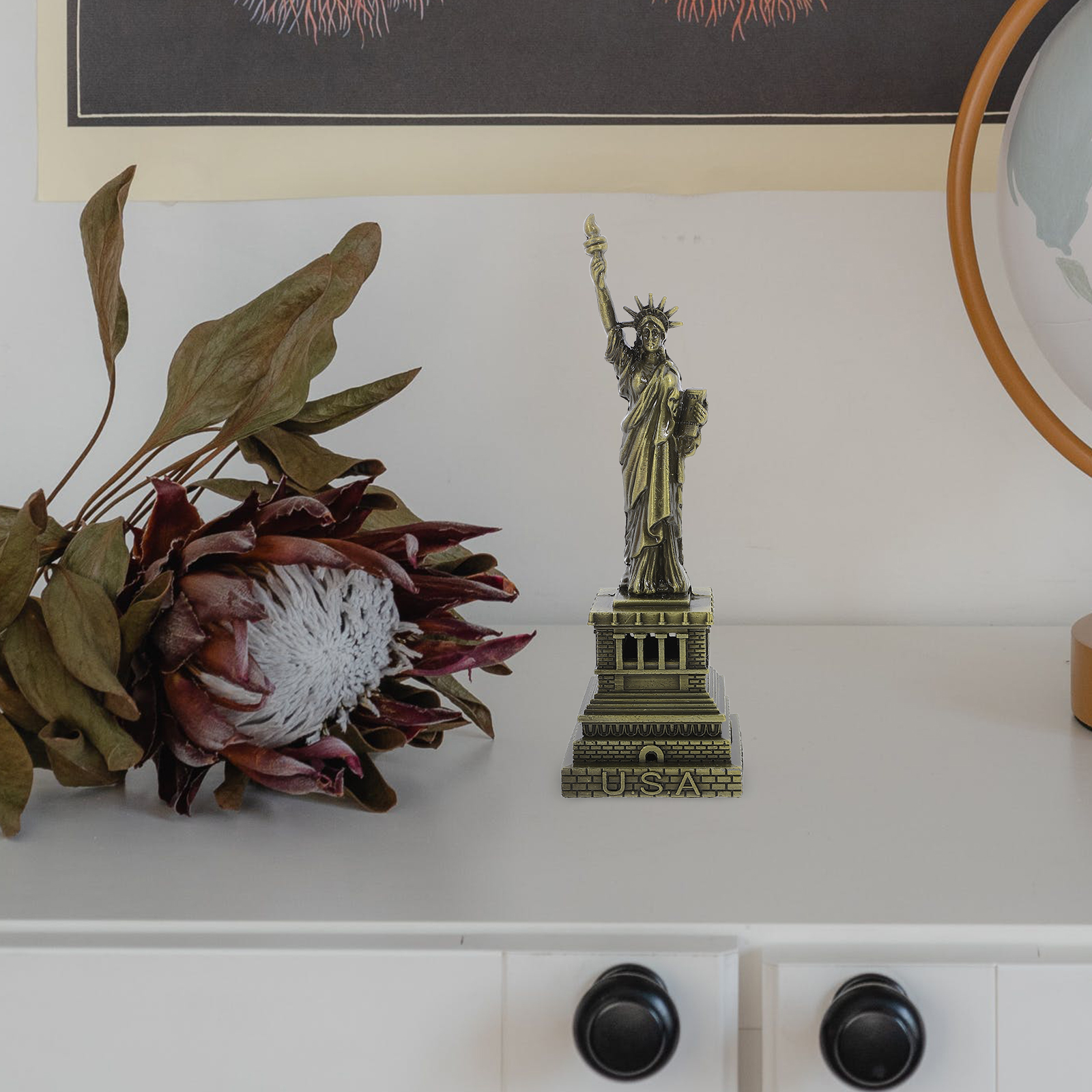 Bronze Statue of Liberty Metal - Home Decor Usa のレビューと価格
