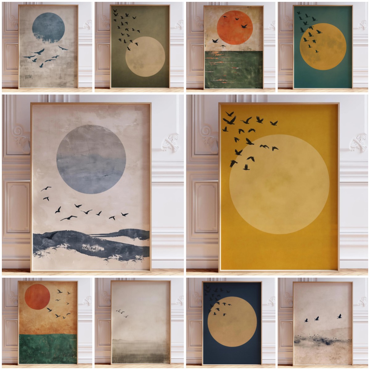 Japandi Poster Neutral Minimal - Home Decor Orange のレビューと価格