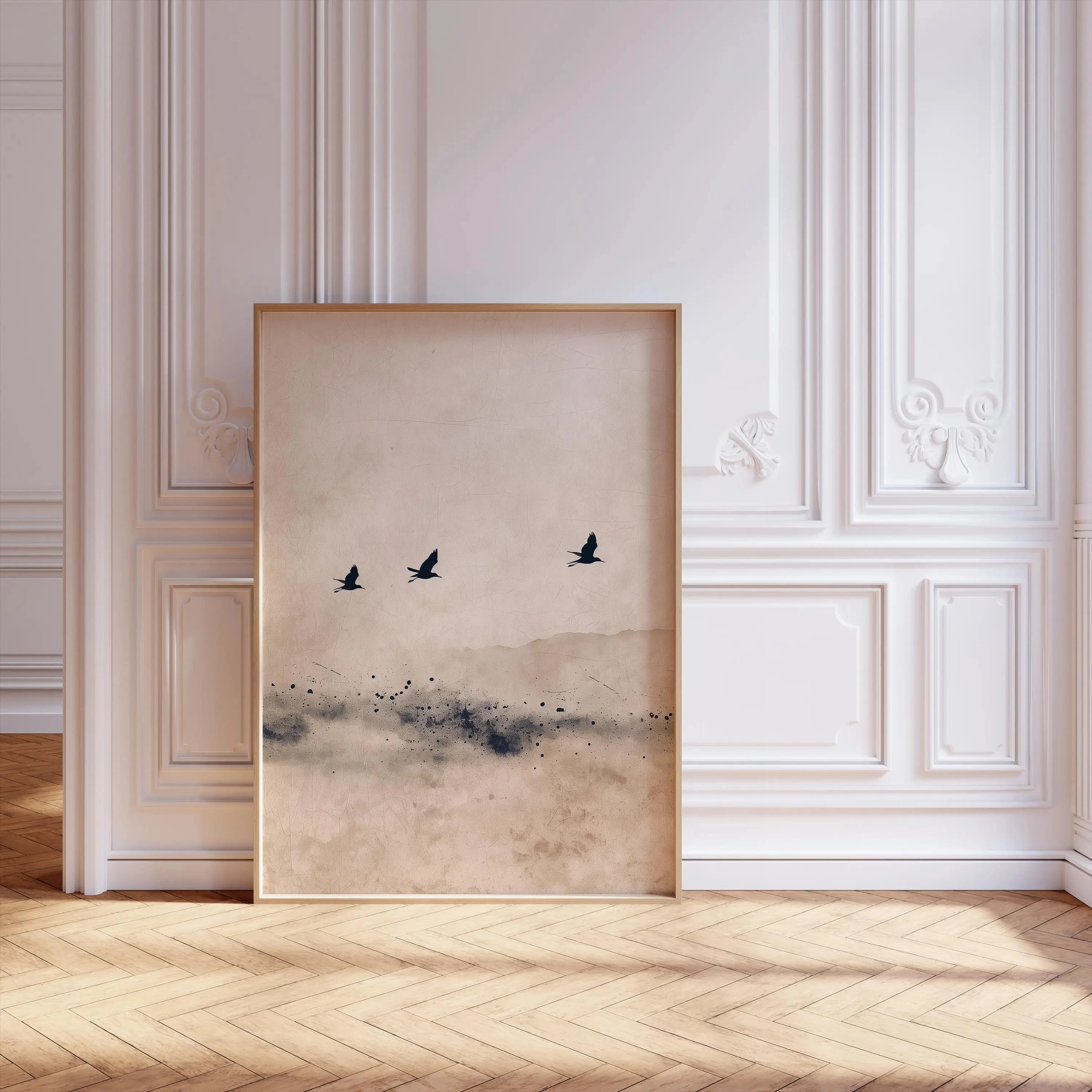 Japandi Poster Neutral Minimal - Home Decor Orange のレビューと価格