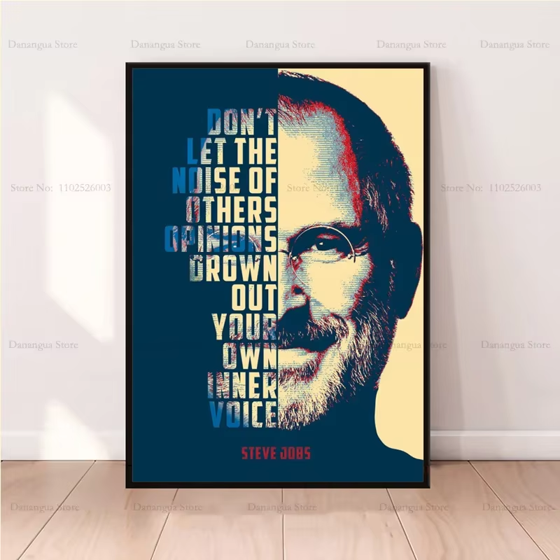 Inspirational Steve Jobs Succe - Home Decor Jobs のレビューと価格