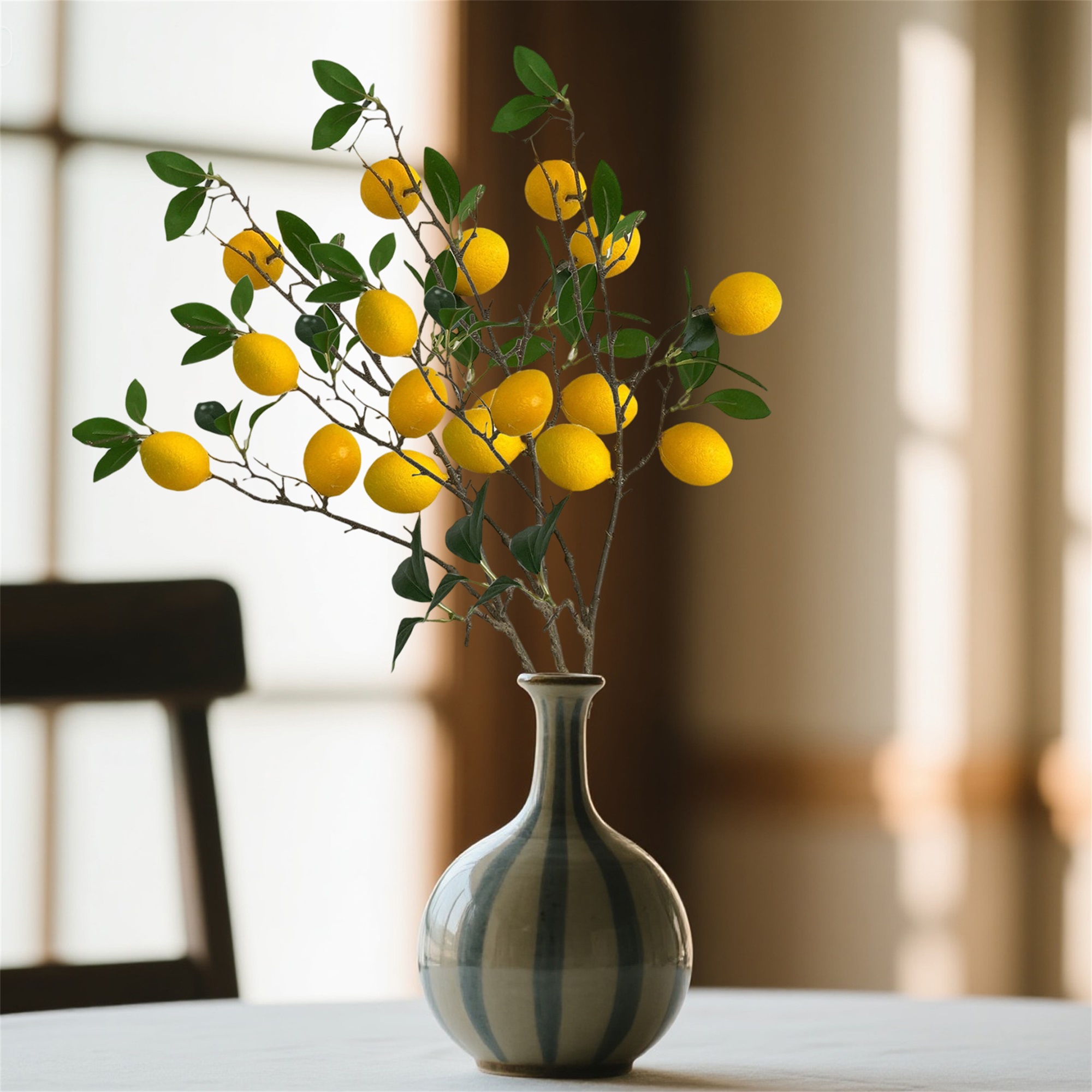 Faux Orange Branches Artificia - Home Decor Orange のレビューと価格