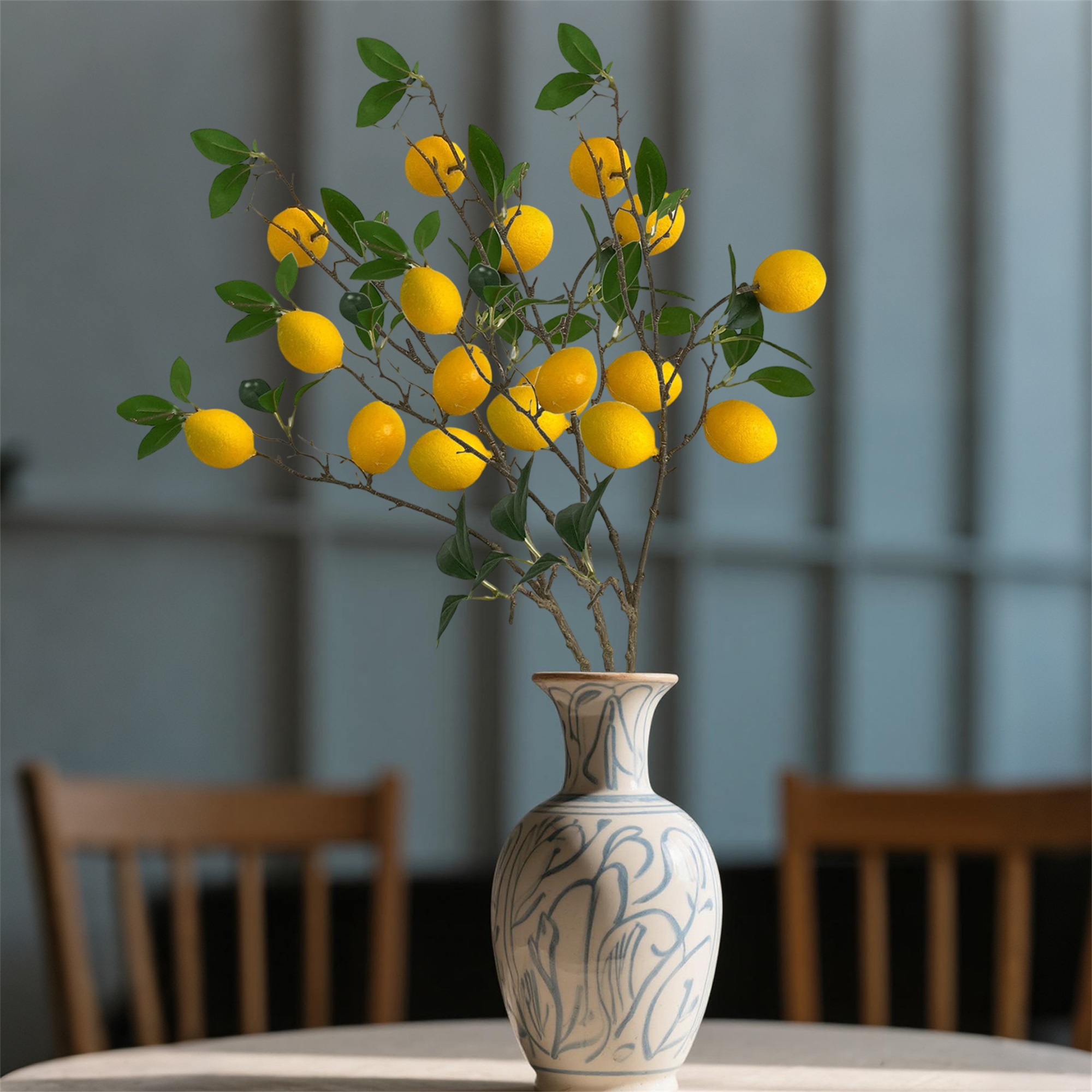 Faux Orange Branches Artificia - Home Decor Orange のレビューと価格