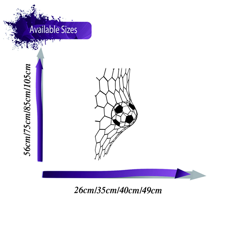 Large Soceer Goal Net Wall Sti - Home Decor Online Free のレビューと価格