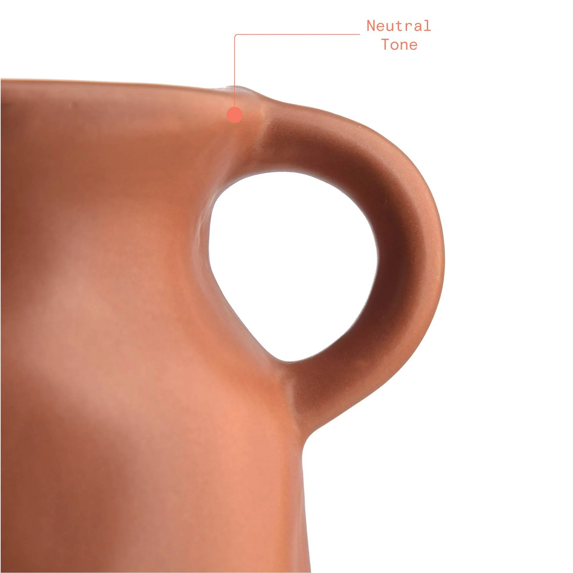 Terracotta Ceramic Vase 8.66