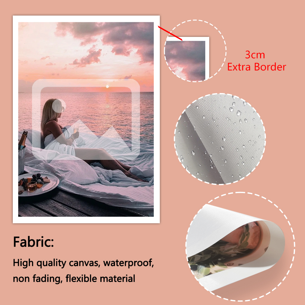 1 Pc Customized Photo Canvas w - Home Decor Frames のレビューと価格