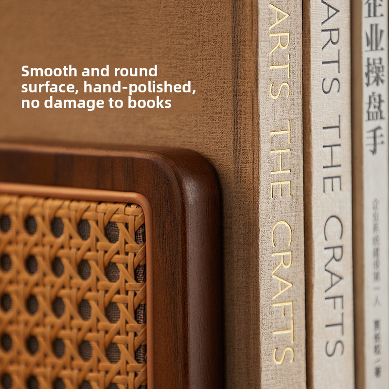 Rattan Woven Bookends Creative - Aesthetic Bookend のレビューと価格