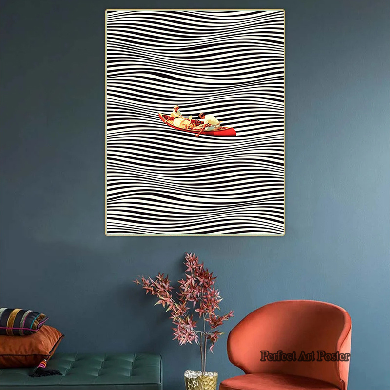Optical Art Posters and Prints - Home Decor Orange のレビューと価格