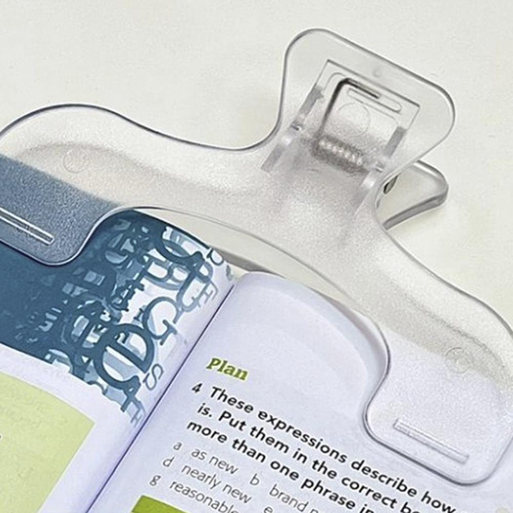 1PC Transparent Plastic Book H - Aesthetic Bookend のレビューと価格