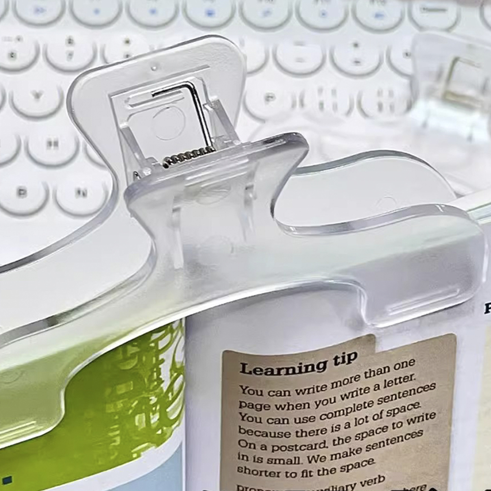 1PC Transparent Plastic Book H - Aesthetic Bookend のレビューと価格