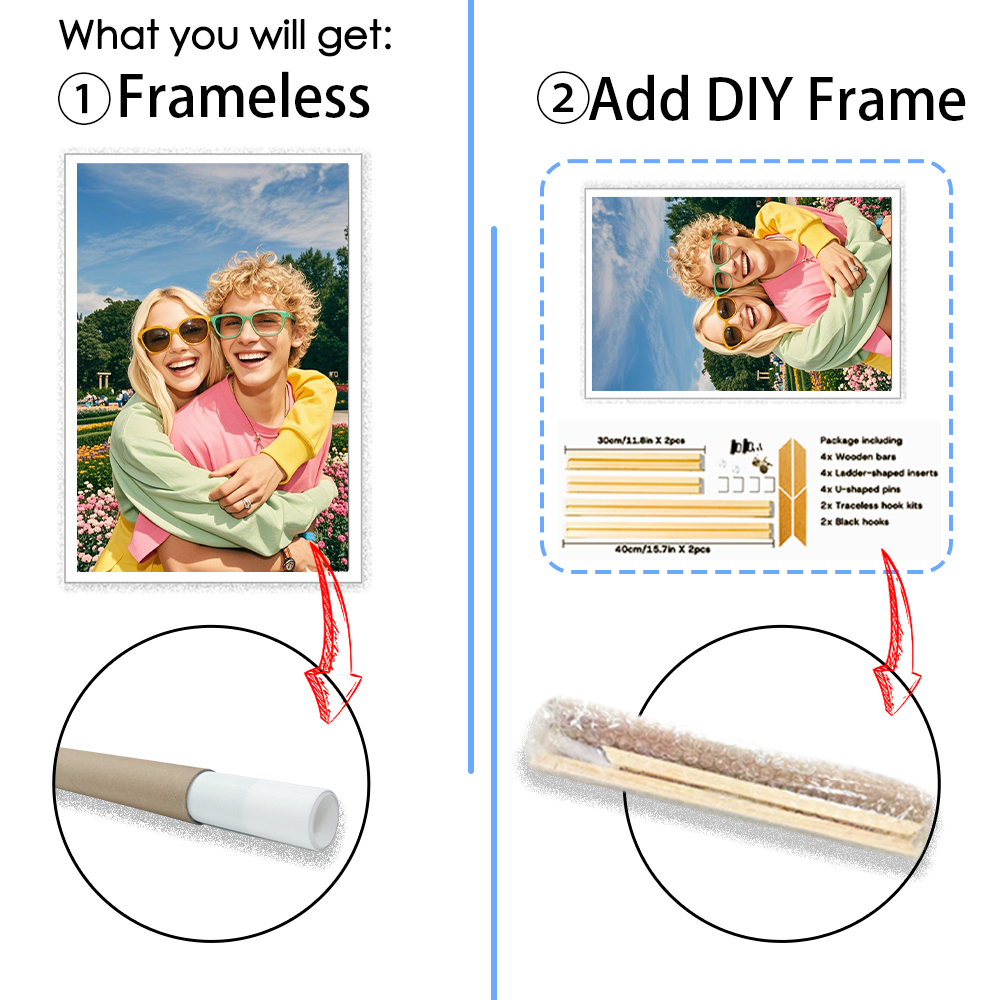 1Pc Custom All Size Canvas Pri - Home Decor Frames のレビューと価格