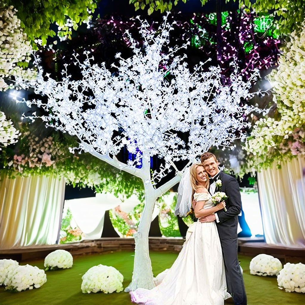 Waterproof RGB Artificial Tree - Home Decor Event のレビューと価格