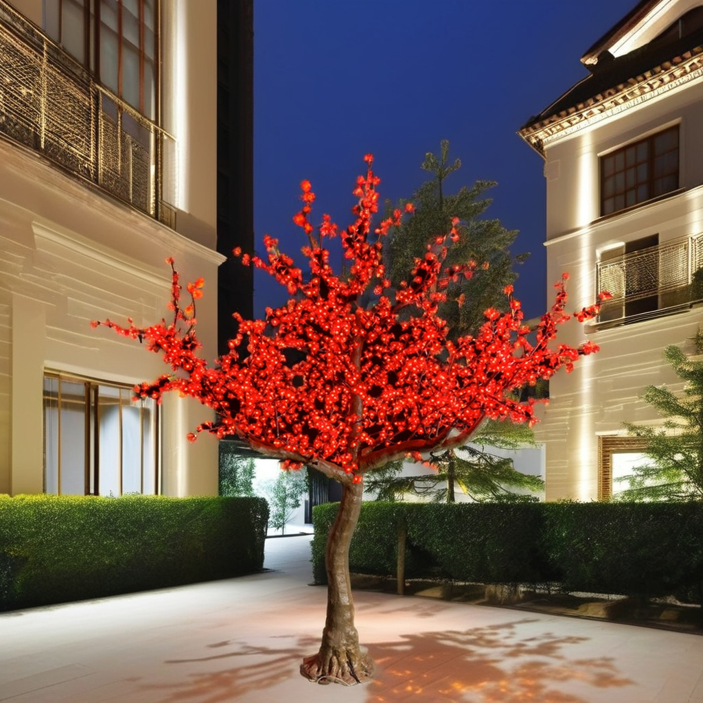 Waterproof RGB Artificial Tree - Home Decor Event のレビューと価格