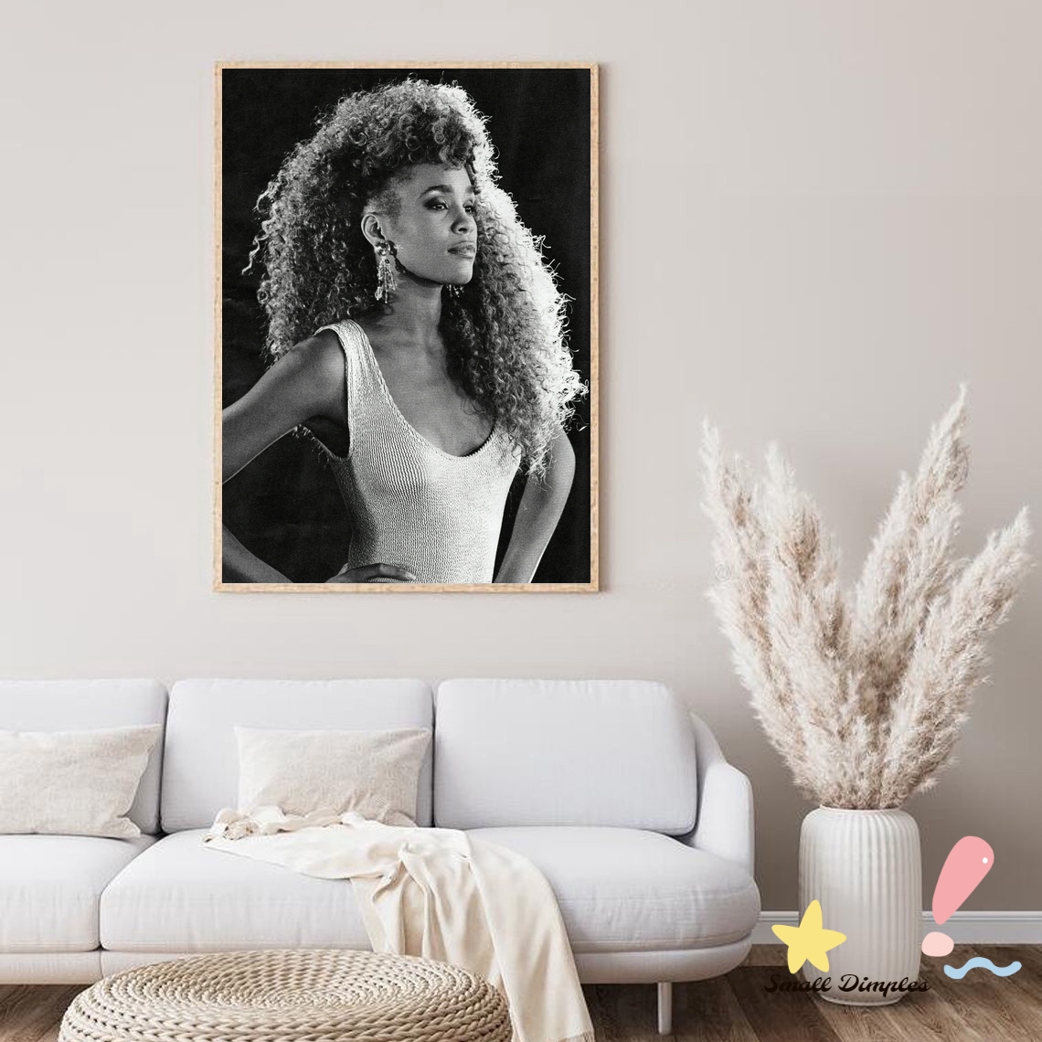 Whitney Houston Music Star Pos - Home Decor Houston のレビューと価格