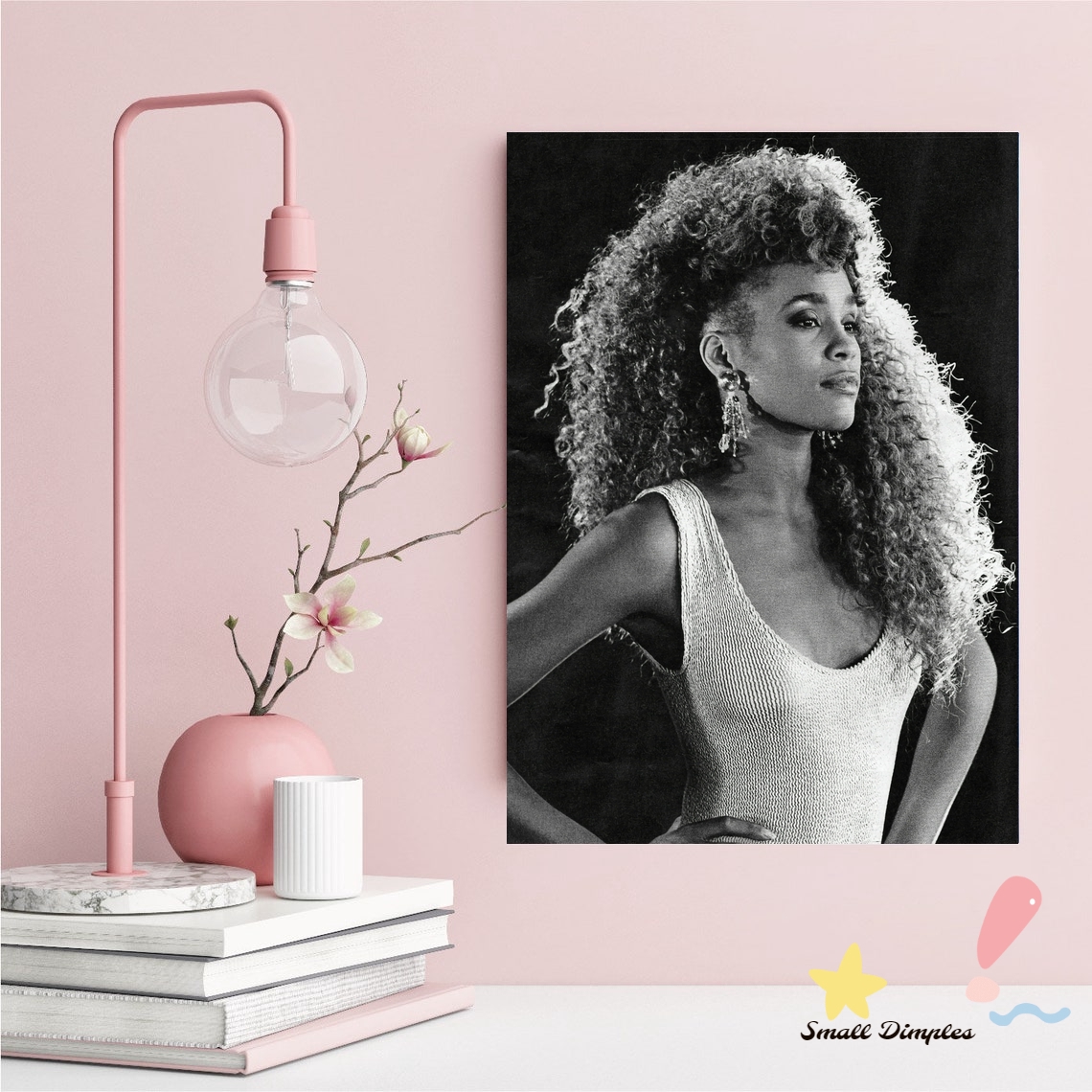 Whitney Houston Music Star Pos - Home Decor Houston のレビューと価格