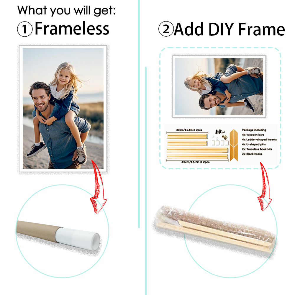1Pc Customized all size canvas - Home Decor Frames のレビューと価格