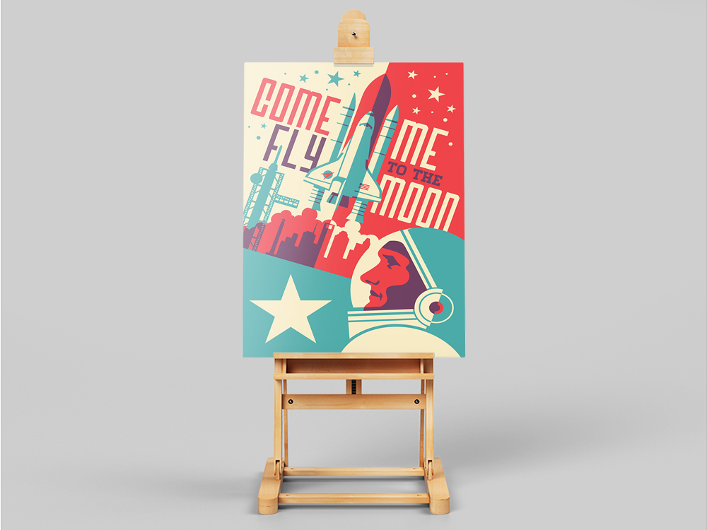 Houston Texas Space City Canva - Home Decor Houston のレビューと価格