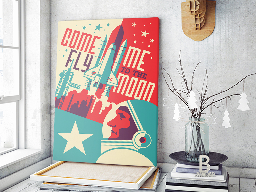Houston Texas Space City Canva - Home Decor Houston のレビューと価格
