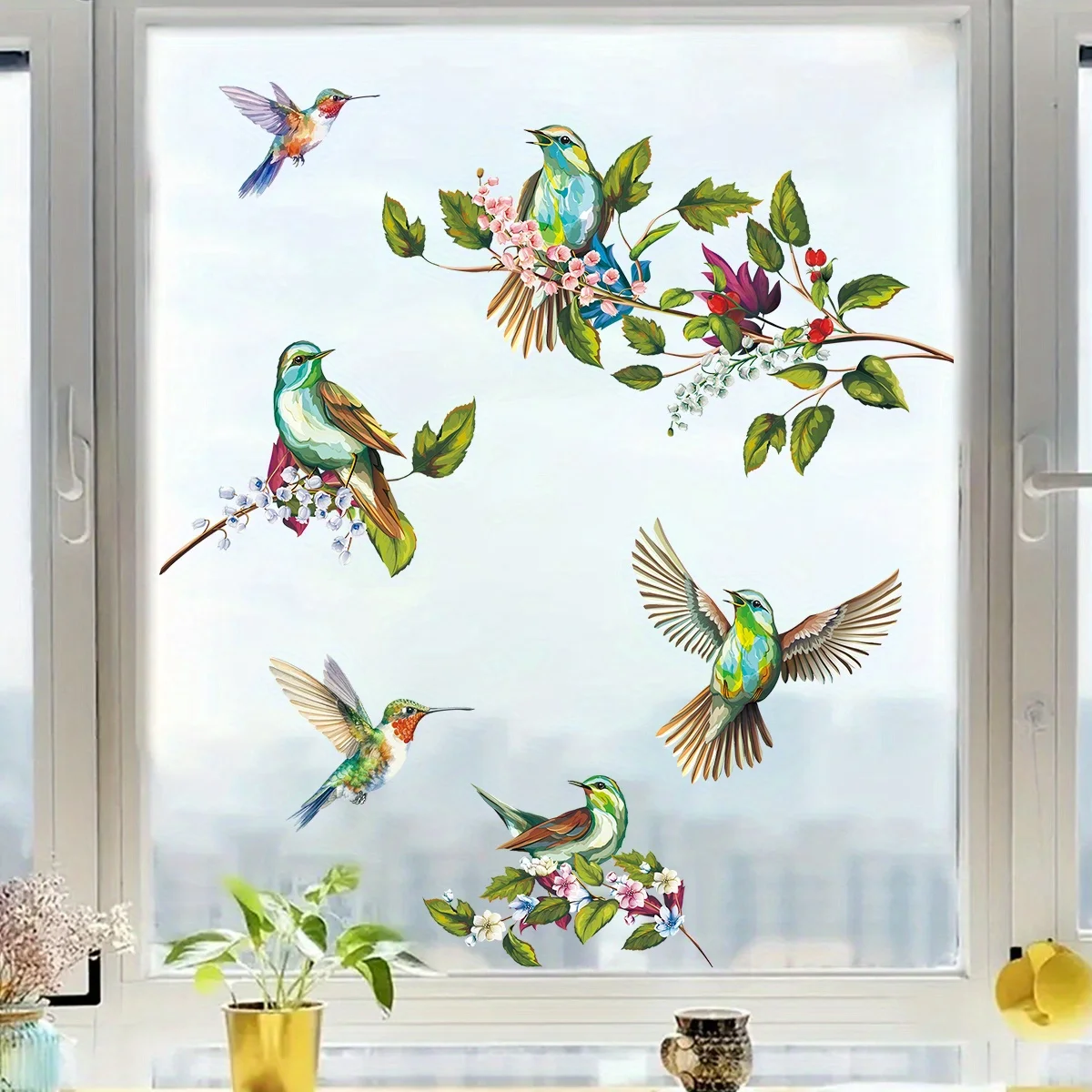 1Pc Watercolor Simulation Bird - Home Decor Aesthetic Pinterest のレビューと価格