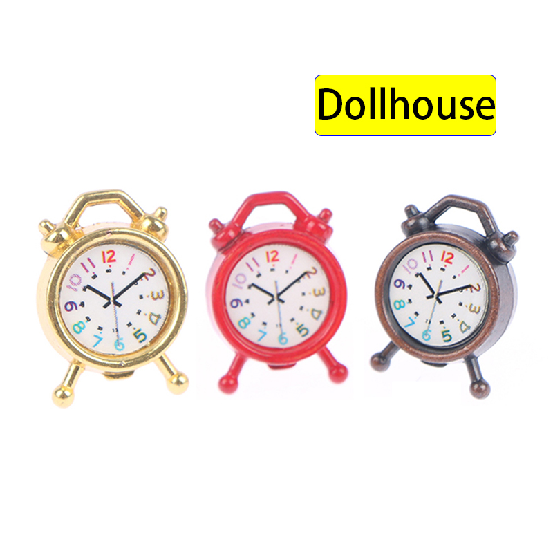 1PC 1:12 Scale Alarm Clock Dol - Home Decor Nepal のレビューと価格