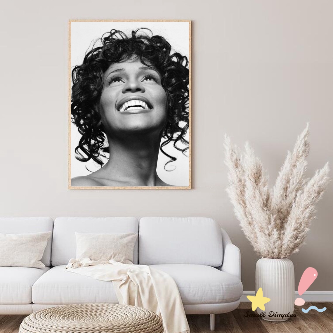 Whitney Houston Music Star Pos - Home Decor Houston のレビューと価格