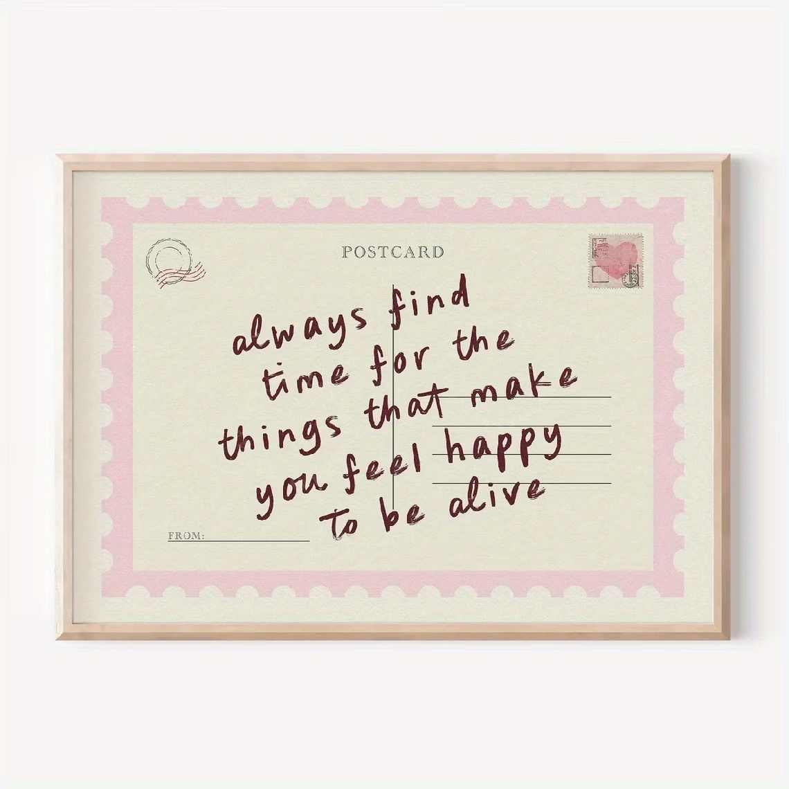 Retro Postcards That Encourage - Home Decor Retro のレビューと価格