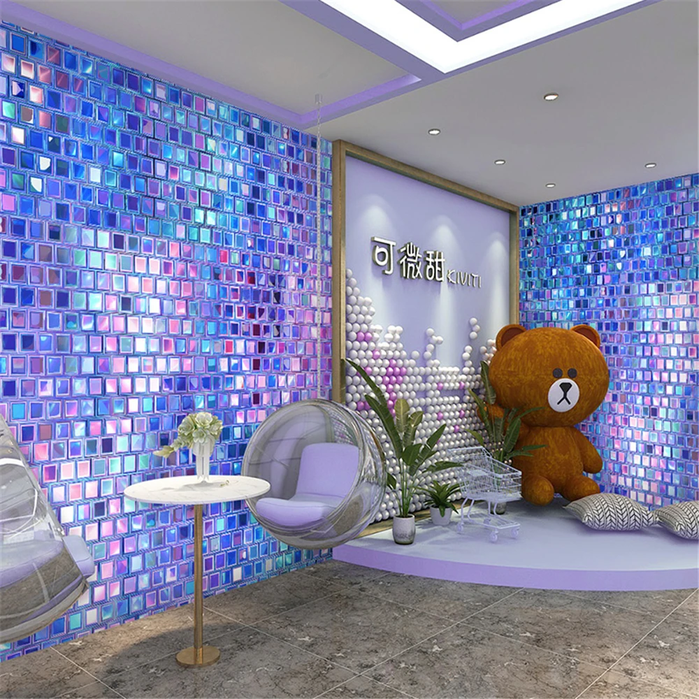 Custom Colored mosaic wallpape - Home Decor Online Shopping のレビューと価格