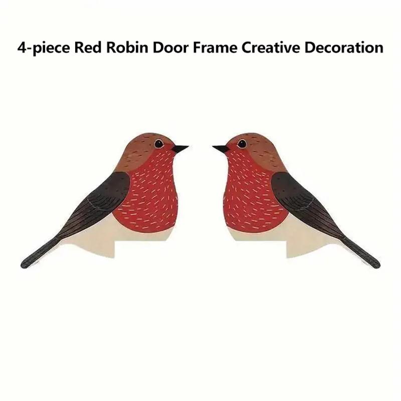 4-piece Bohemian Wooden Bird O - Home Decor Frames のレビューと価格