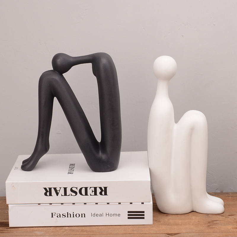 Simple Thinker Statue Bookends - Aesthetic Bookend のレビューと価格