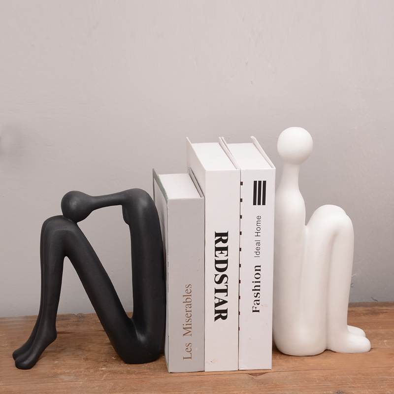 Simple Thinker Statue Bookends - Aesthetic Bookend のレビューと価格
