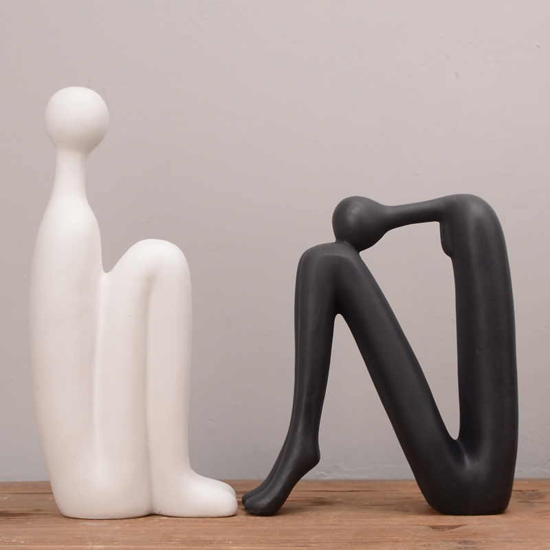 Simple Thinker Statue Bookends - Aesthetic Bookend のレビューと価格