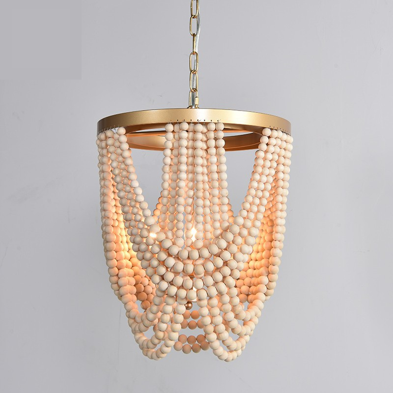 American Wooden Beads Chandeli - Home Decor Netflix のレビューと価格