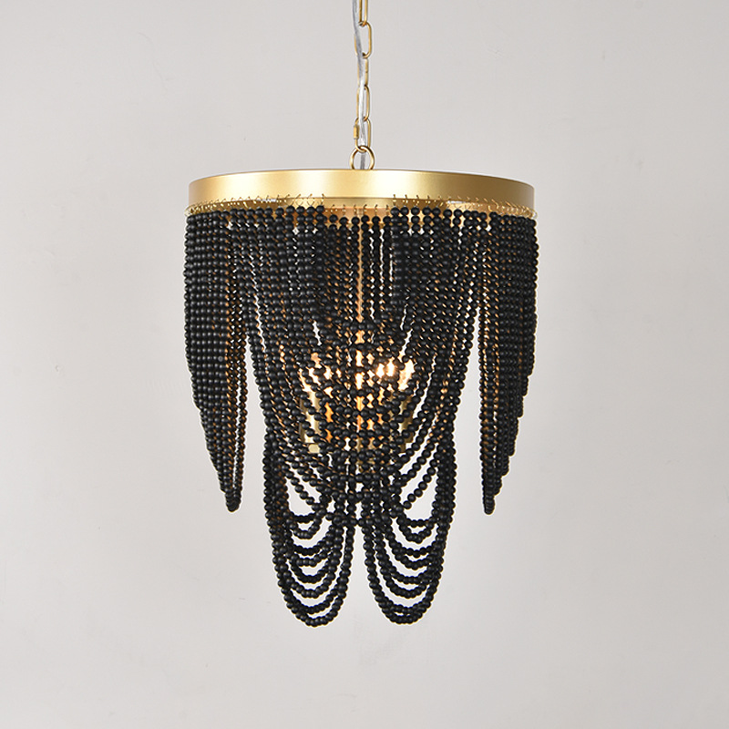 American Wooden Beads Chandeli - Home Decor Netflix のレビューと価格