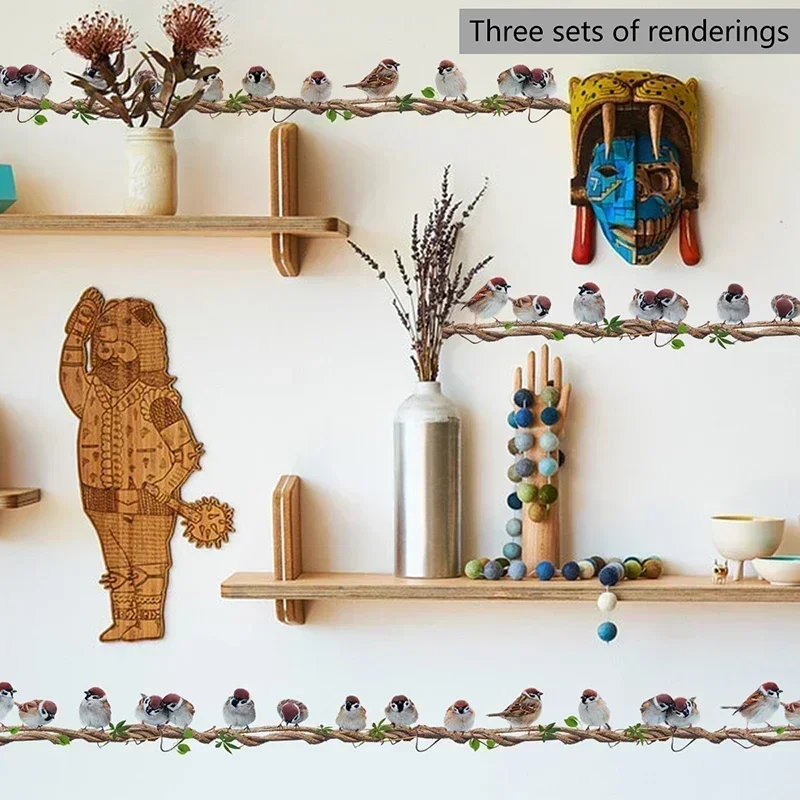 A Row of Birds Standing on The - Home Decor Aesthetic Pinterest のレビューと価格