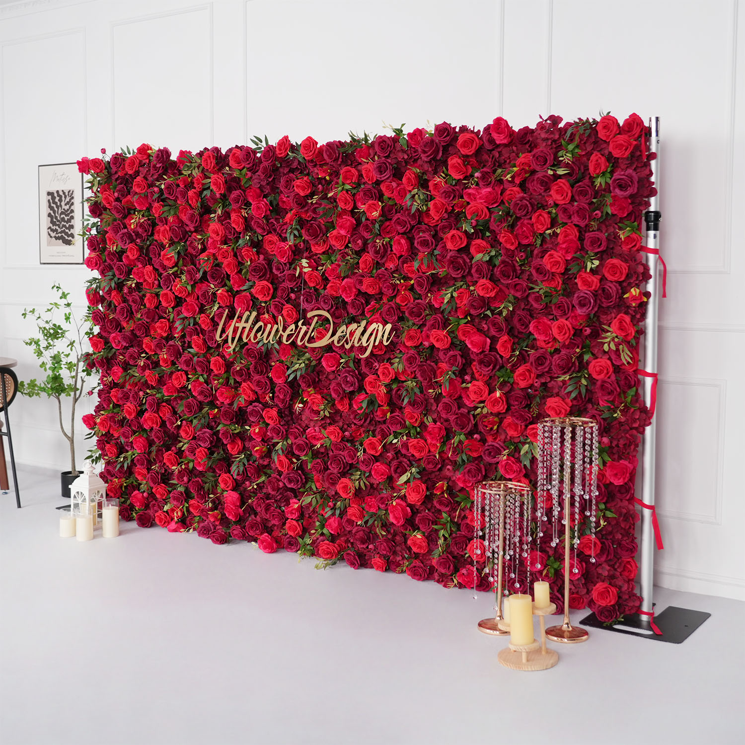 Uflower Red Rose luxury 5D Flo - Home Decor Event のレビューと価格