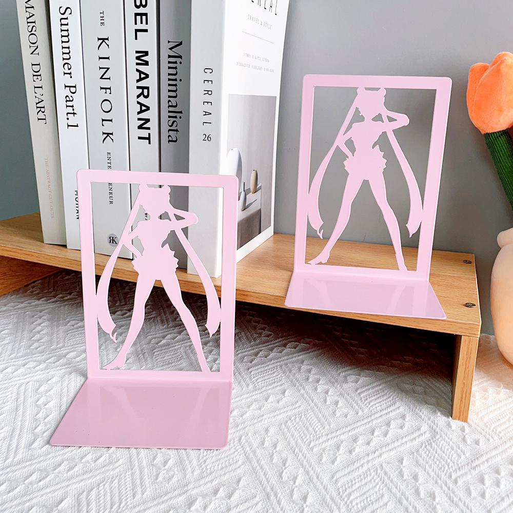 Pink Girls Bookends 2Pcs Non S - Aesthetic Bookend のレビューと価格