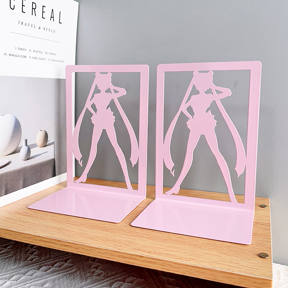 Pink Girls Bookends 2Pcs Non S - Aesthetic Bookend のレビューと価格