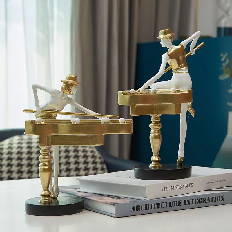 Nordic Billiard Resin Ornament - Home Decor Catalog のレビューと価格
