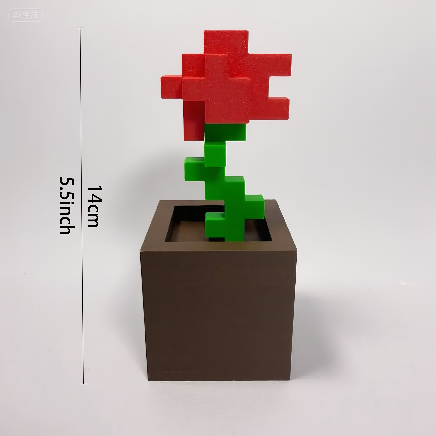 1 Piece Pixel Rose Flower Orna - Home Decor Aesthetic Pinterest のレビューと価格