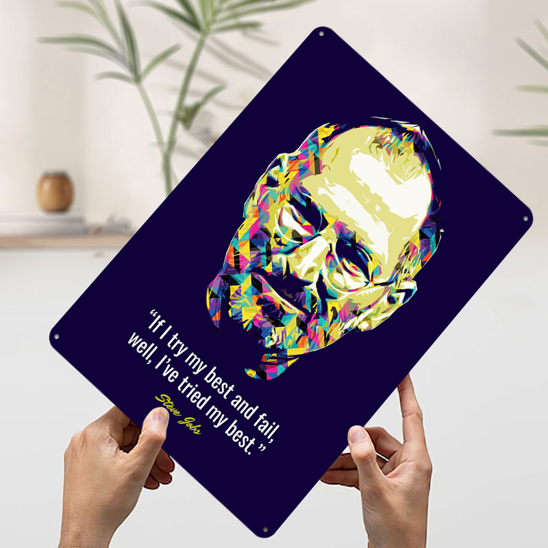 Steve Jobs Quotes Tinplate Pos - Home Decor Jobs のレビューと価格