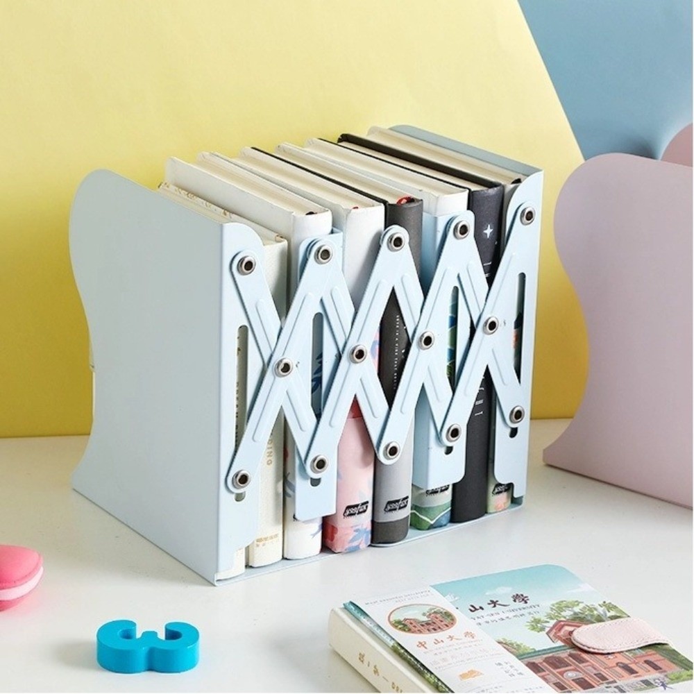 Large Capacity Metal Retractab - Aesthetic Bookend のレビューと価格