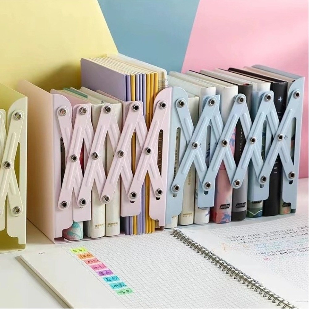 Large Capacity Metal Retractab - Aesthetic Bookend のレビューと価格