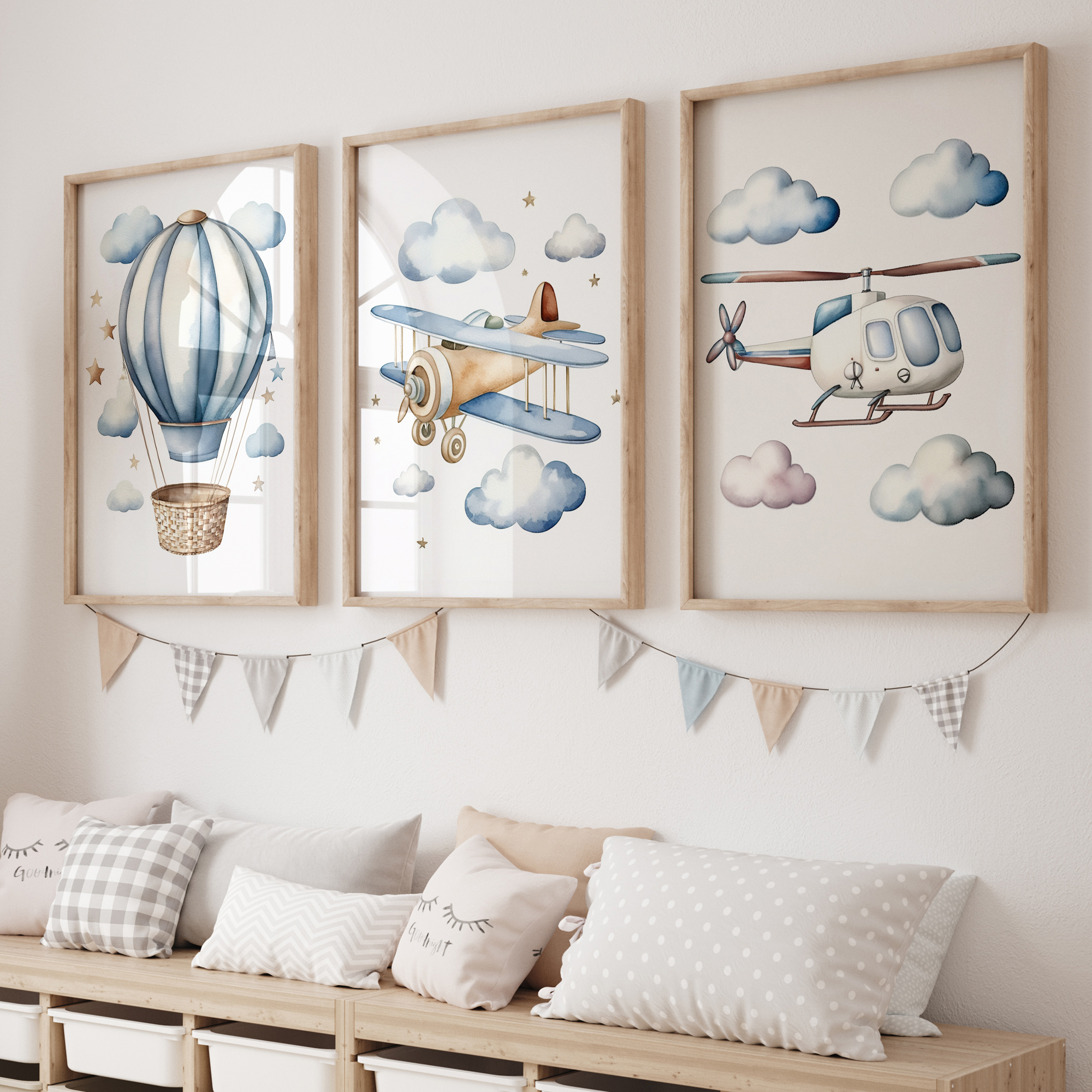 Cartoon Children Airplane Heli - Home Decor Nepal のレビューと価格