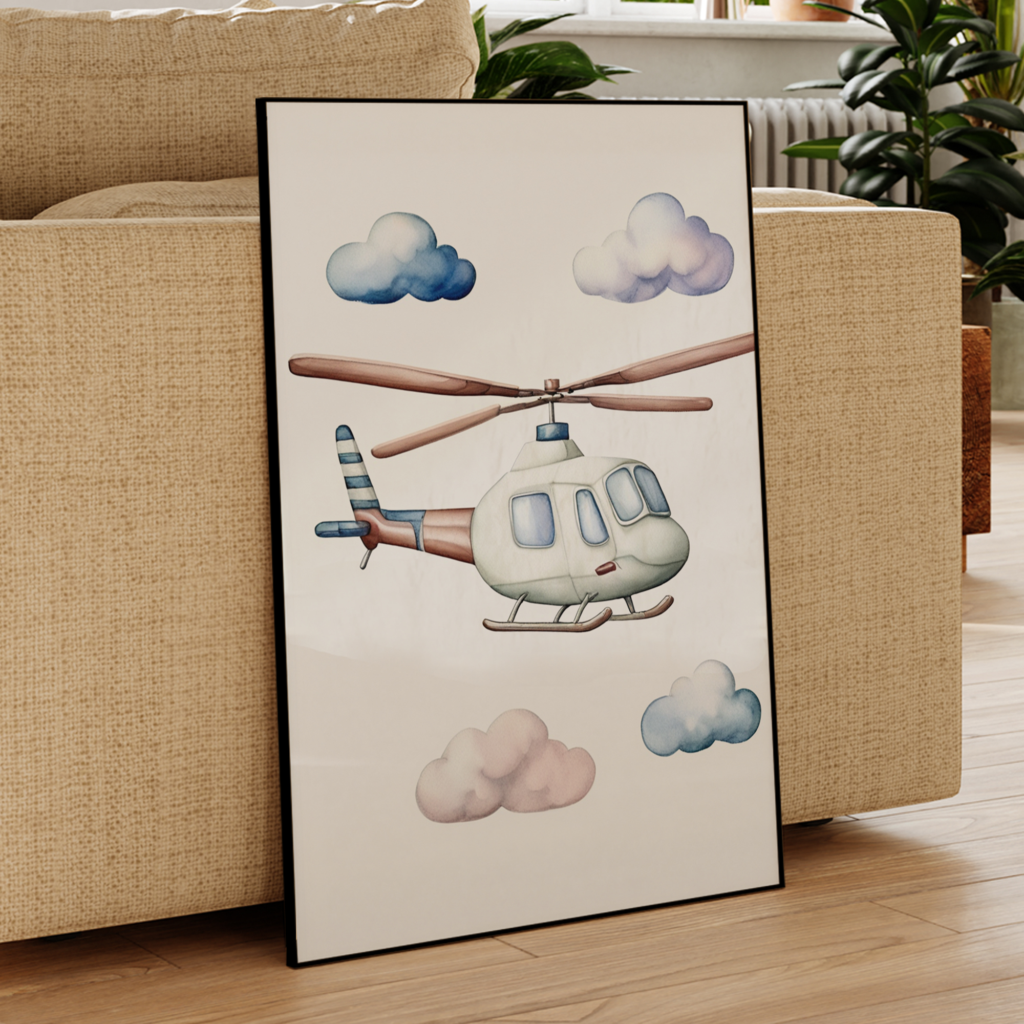 Cartoon Children Airplane Heli - Home Decor Nepal のレビューと価格