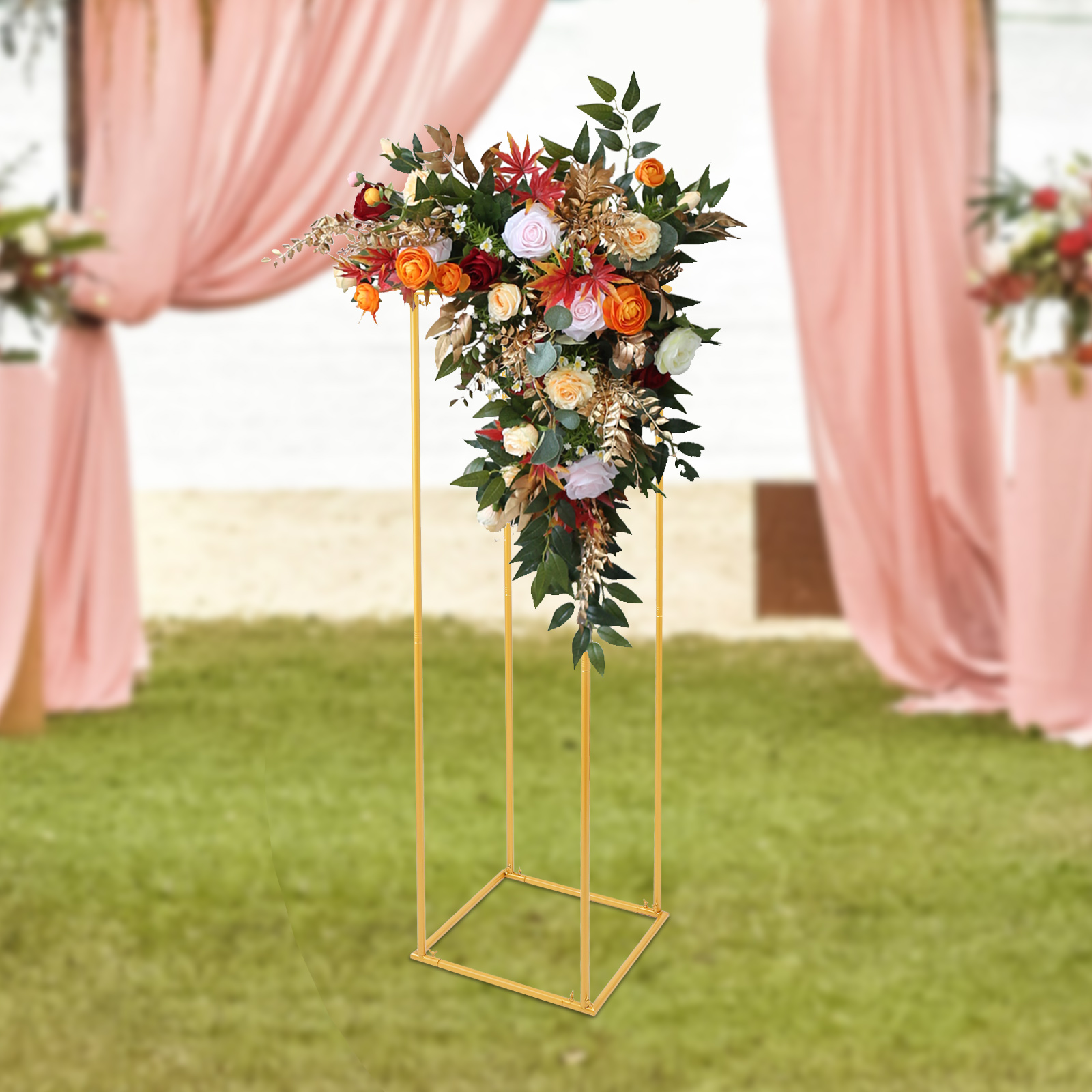 180cm Gold Metal Flower Rack W - Home Decor Center のレビューと価格