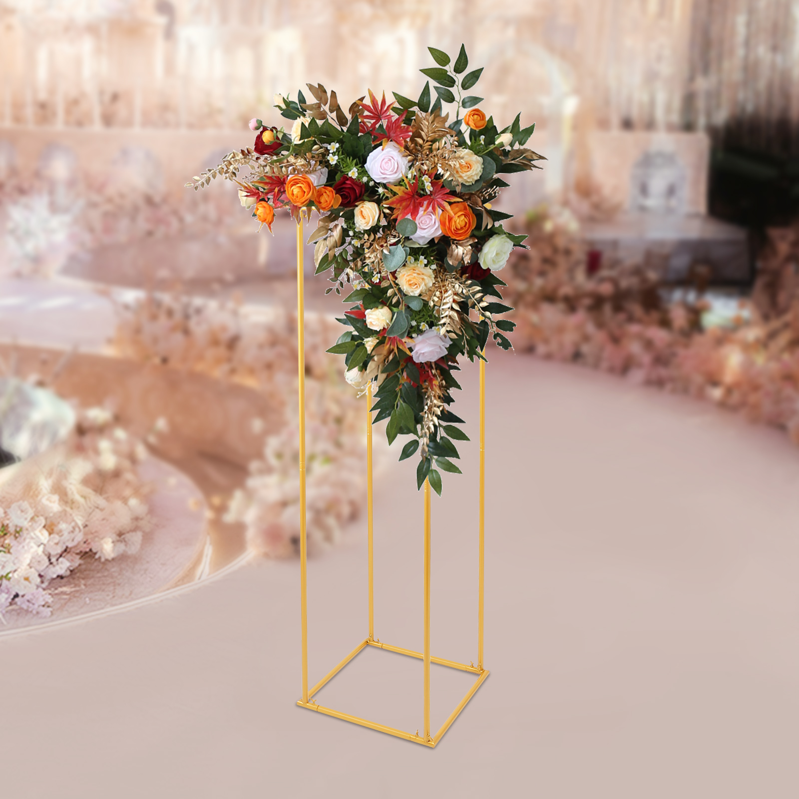 180cm Gold Metal Flower Rack W - Home Decor Center のレビューと価格